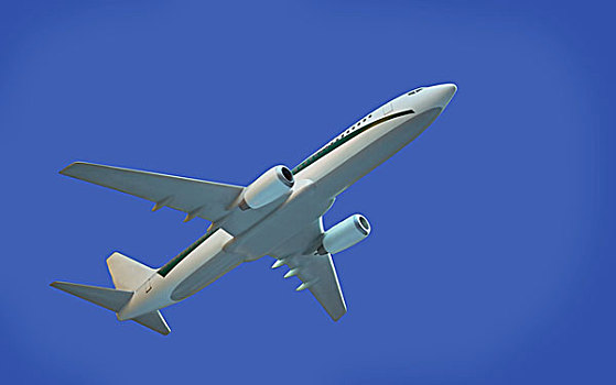 飞机,模型,蓝色背景,背景,隔绝