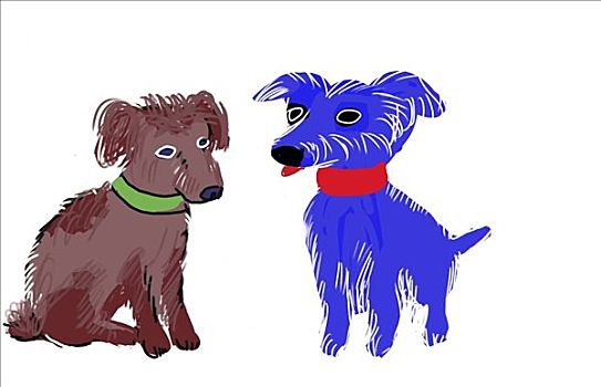 小狗,狗,2007年,电脑制图
