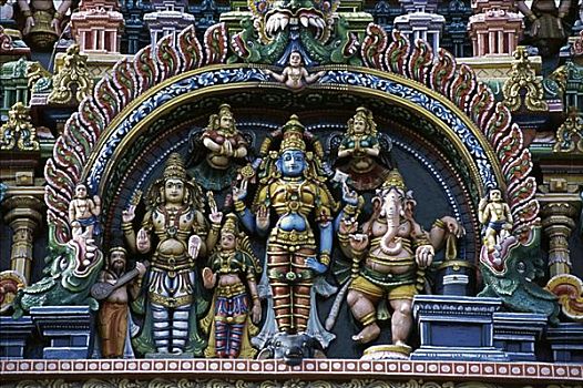 庙宇,马杜赖,泰米尔纳德邦,印度