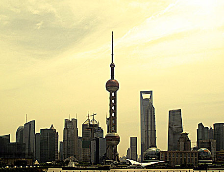 中国,上海,世界金融中心,东方明珠塔
