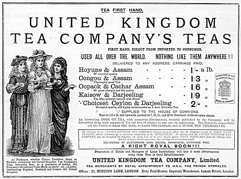 广告,英国,茶,艺术家,未知