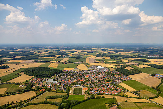 航拍,俯视,鲁尔区,北莱茵威斯特伐利亚,德国,欧洲