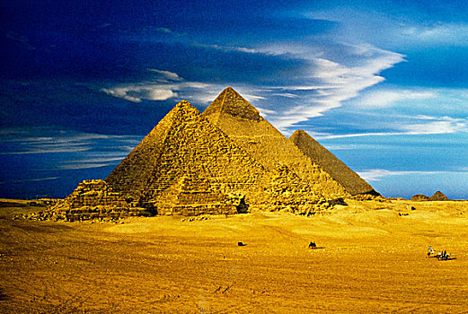 金字塔,干燥地带,吉萨金字塔,埃及
