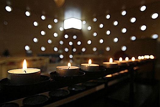 维埃纳,蜡烛,教堂