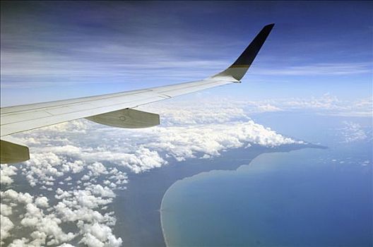 飞机,加勒比海,海岸,尼加拉瓜,中美洲