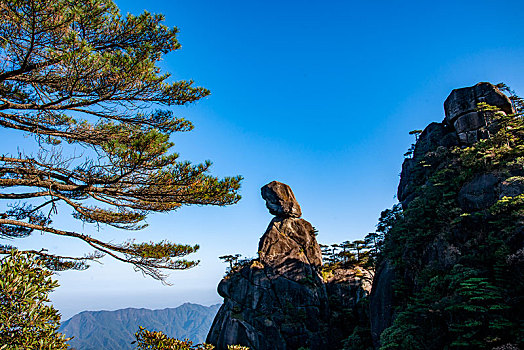 江西上饶三清山,女神峰