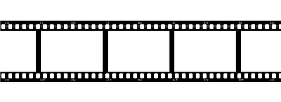 电影胶片,上方,白色背景