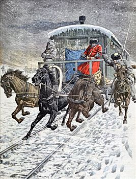 通道,军事,马车,贝加尔湖,西伯利亚,俄罗斯,20世纪,艺术家,未知