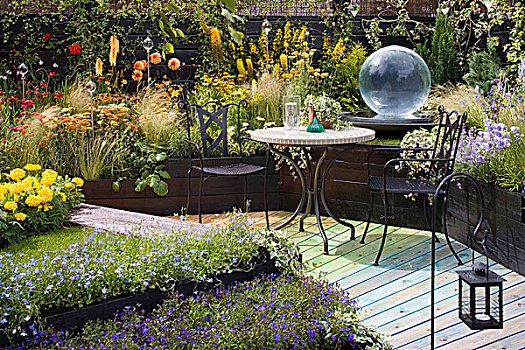 花园,角,支持,彩虹,信任,2008年,英格兰,设计师,园艺,设计