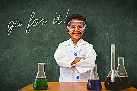绿色,黑板,文字,可爱,学生,装扮,科学家