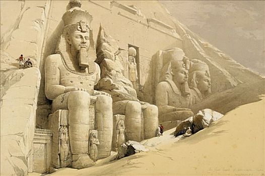 阿布辛贝尔神庙,埃及,艺术家