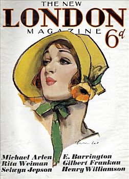 封面,新伦敦,杂志,20世纪20年代