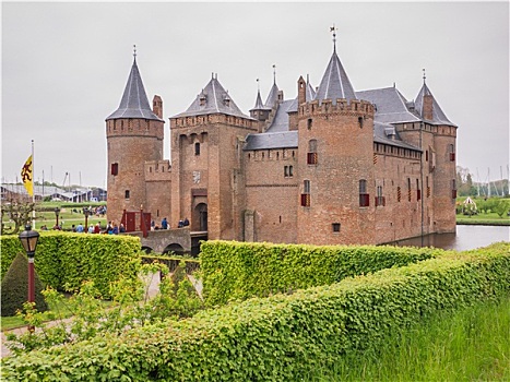 城堡,荷兰,国家,白天