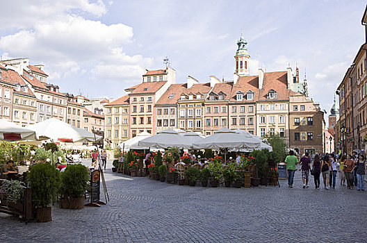 老城,市场,华沙,波兰