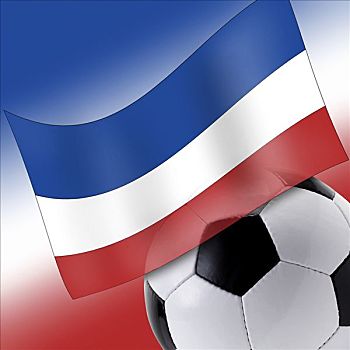 足球,塞尔维亚,旗帜