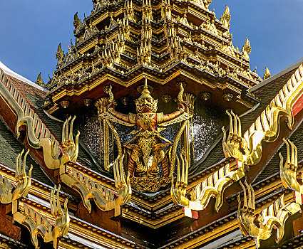 雕塑,皇宫,曼谷,中心,泰国,亚洲
