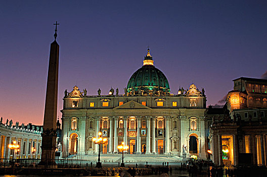 意大利,罗马,梵蒂冈城,广场,大教堂