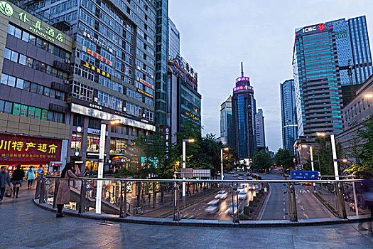 中国成都市中心
