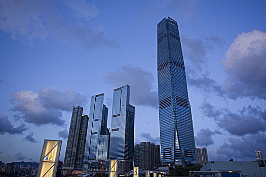 摩天大楼,九龙,西部,香港