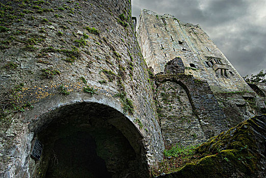仰视,历史,石头,建筑,爱尔兰