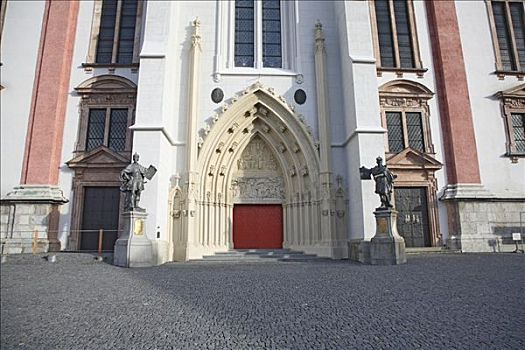 入口,朝拜,大教堂,施蒂里亚,奥地利