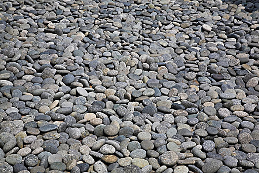 平滑,石头,日本人,岩石花园,住宅,家,魁北克,加拿大