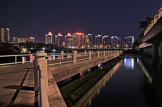 海南三亚夜景