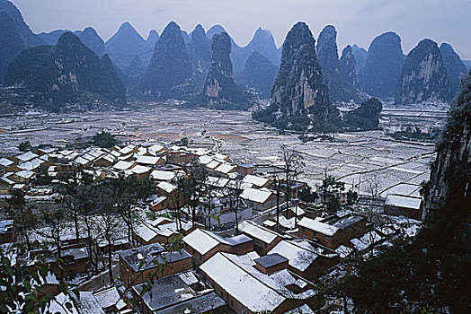 桂林雪景
