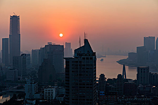 上海外滩日出