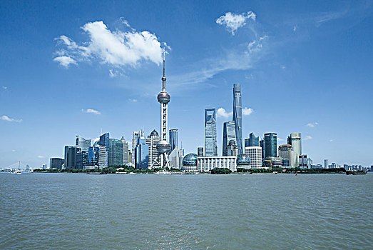 城市建筑,上海陆家嘴,外滩,东方明珠,浦东,现代都市背景,金融中心