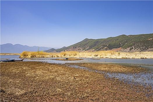 中国泸沽湖风光