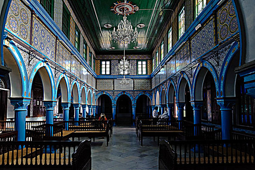 犹太会堂,杰尔巴,突尼斯,北非,非洲
