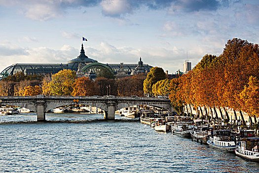 法国,巴黎,塞纳河