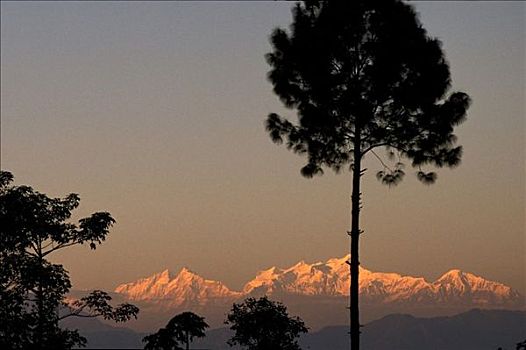 日出,喜马拉雅山