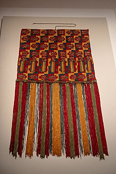 秘鲁中央银行附属博物馆印加帝国驼毛彩色织锦袋