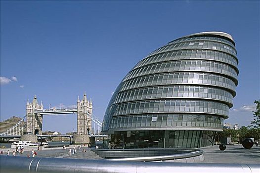 办公室,市政厅,大伦敦,权威,总部,塔桥,伦敦,英格兰