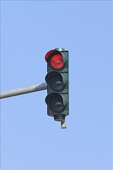 红绿灯,法兰克福,黑森州,德国