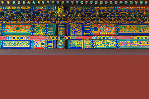 北京故宫红色宫墙