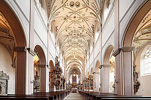 寺院,教堂,班贝格,上弗兰科尼亚,弗兰克尼亚,巴伐利亚,德国,欧洲