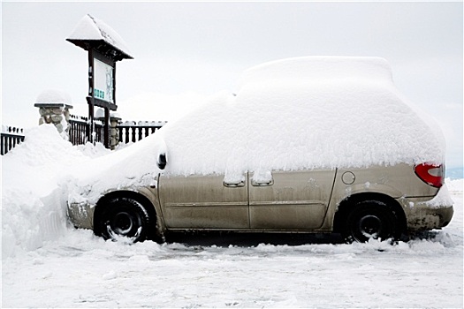 汽车,雪