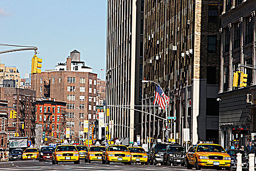 美国,纽约,出租车