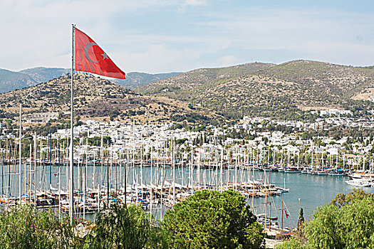 博德鲁姆,土耳其,旗帜