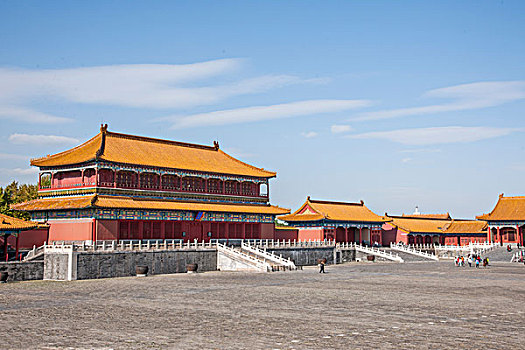 北京故宫博物院太和殿前广场