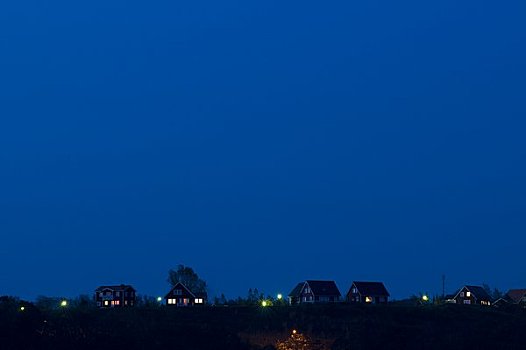 住宅区,夜晚