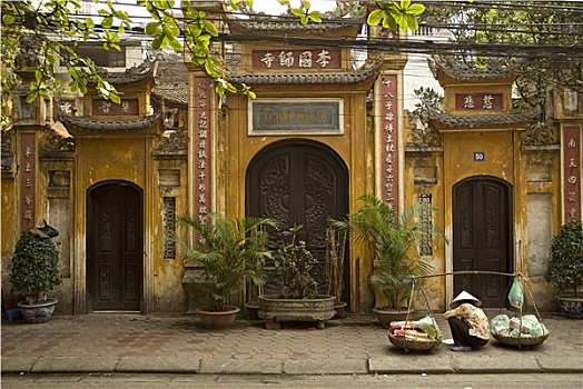 中国寺庙,河内,越南