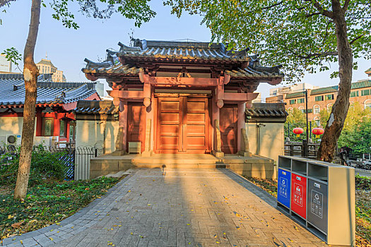 中式古建门楼,江苏省南京朝天宫景区