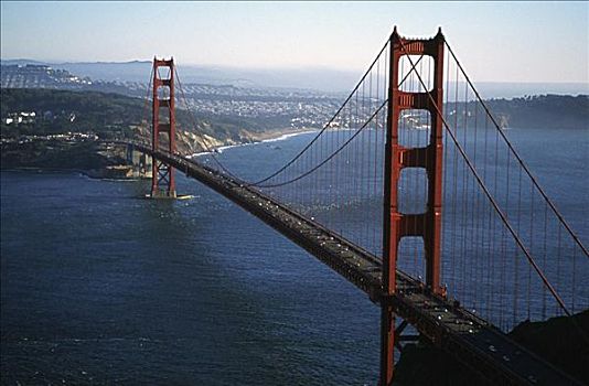 金门大桥,旧金山,加利福尼亚,航拍