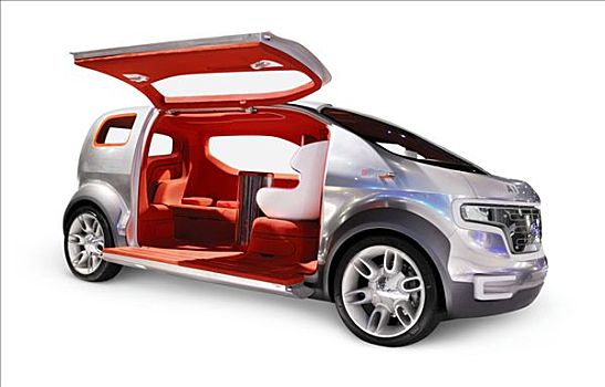 福特汽车,气流,未来,概念,汽车,开车,燃料,太阳能电池