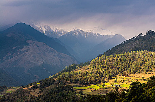 风景,不丹