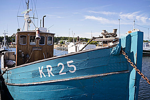 渔船,岛屿,厄兰德,南方,瑞典